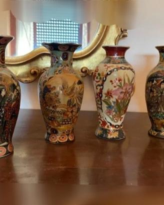 4 VASI ROYAL SATSUMA DA COLLEZIONE 