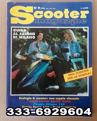 RIVISTA SCOOTER MAGAZINE n. 9 anno 1993