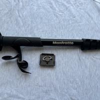 Monopiede Manfrotto MMCOMPACT-BK + piastra 200PL