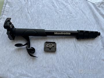 Monopiede Manfrotto MMCOMPACT-BK + piastra 200PL