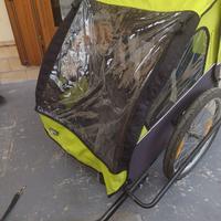 Rimorchio bici bambini