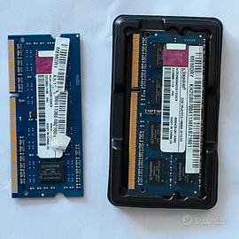 RAM notebook DDR3 SO-DIMM 1 GB + 2 GB Kingston