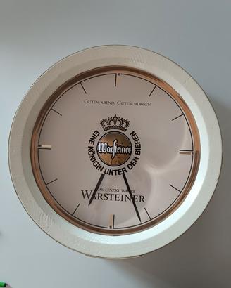 orologio da parete vintage warsteiner 42cm.Funzion