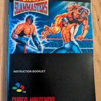 Saturday night Slammasters SNES manuale 