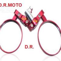 Specchietti bar end ROSSI custom moto universali