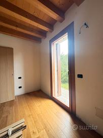 Porta finestra in legno