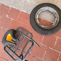 porta pacchi vespa e ruota scorta