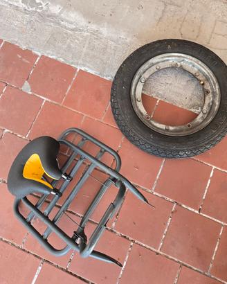 porta pacchi vespa e ruota scorta