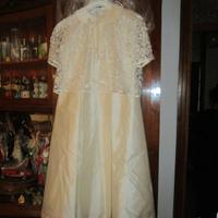 abito bimba in seta  perle rare