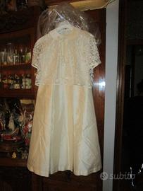 abito bimba in seta  perle rare