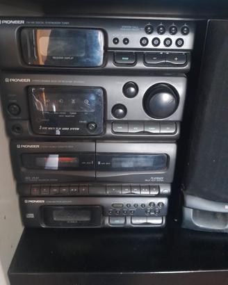 stereo compatto pioneer con casse 