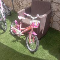Bici 16 per bambine tra i 3 anni e 7 anni