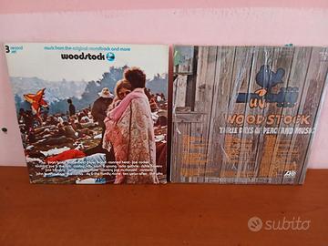 Lotto 2 Vinili LP Woodstock