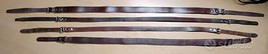 2 Cinghie Tracolla Vintage per Fucile - Vera pelle