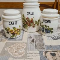 set 3 barattoli vintage Giorgi