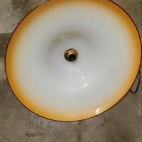 lampada grande vintage in vetro murano usato