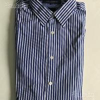 Camicia azzurra a righe Tommy Hilfiger