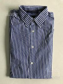 Camicia azzurra a righe Tommy Hilfiger