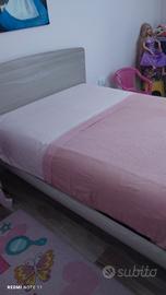letto 1 piazza e mezza più materasso Memory ortope