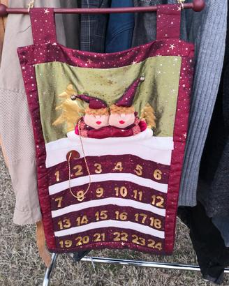 calendario Dell avvento in stoffa 