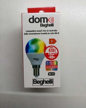 Lampadina LED Alexa Smart SFERA E14 5W Beghelli 