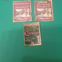 Antiche targhette di liquori