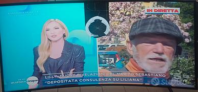 Smart tv samsung 55" curva rotta