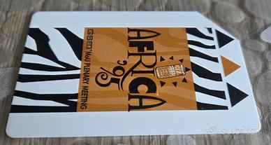 SCHEDA TELEFONICA AFRICA 1995 INTERNAZIONALE