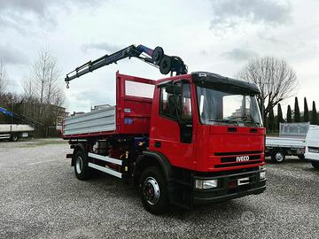 Iveco Eurocargo 150 gru e ribaltabile