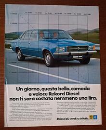 Pubblicità Opel Rekord Diesel (1975)