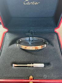 Bracciale love cartier con diamanti