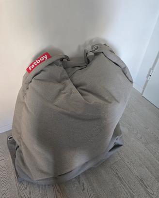 Pouf Fatboy Grigio con Cinghie (Modello Buggle-up)