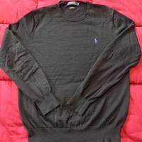 Maglione Ralph Lauren lana merino taglia M, nero