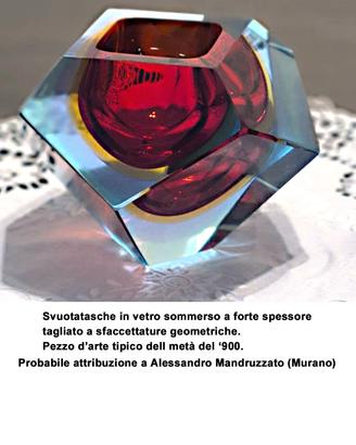 Svuotatasche in vetro sommerso