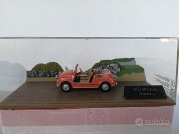 Modello auto fiat 500 jolly america no burago