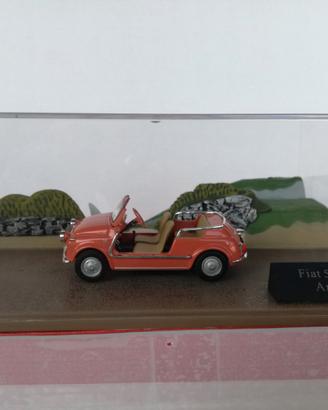 Modello auto fiat 500 jolly america no burago