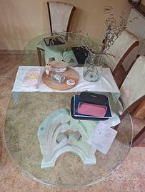 tavolo in cristallo Volpi