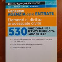 Manuale ediz Simone Concorso Agenzia delle Entrate