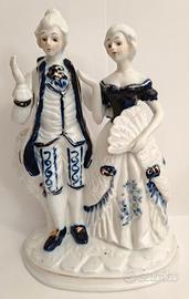 Statuina Capodimonte 24 cm con marchio CORONA-N