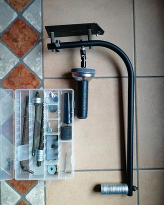 Stabilizzatore riprese video con reflex gopro