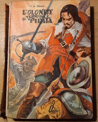 Stock 5 vecchi libri di avventure - Verne Salgari