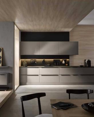 Cucina Lineare con✏️Doppia✏️ Colonna | L. 3900mm