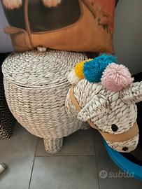 cesto unicorno multiuso