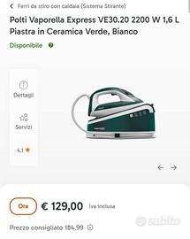 FERRO DA STIRO CON CALDAIA