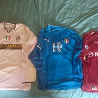 Maglia Totti Del Piero Cassano anni 2000 match wor