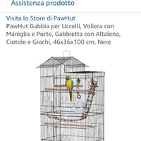 voliera per piccoli volatili