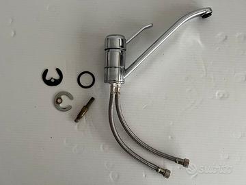 Miscelatore lavello cucina acciaio inox