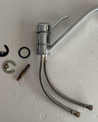 Miscelatore lavello cucina acciaio inox