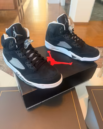 Nike air JORDAN da collezione retro 5 nuove n. 45