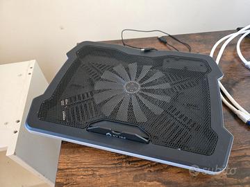 Base rialzata ventola pc portatile con led rgb